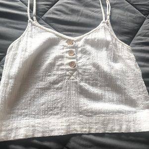 Super cute rip curl linen tank!